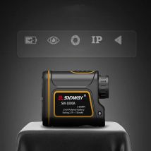 Telescopio telémetro láser Monocular 600m 1000m 1500m Metro medidor de distancia láser para caza cinta métrica Digital láser nuevo