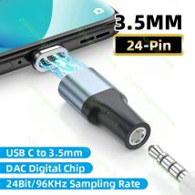 USB Typ C auf 3,5mm Kopfhörer Magnetische Adapter Typ C DAC Digital Audio HiFi 3,5mm Jack Aux Konverter für Xiaomi Redmi Samsung