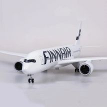 Flugzeug Airbus A350 Finnland 47CM Maßstab 1/142 FINNAIR Airline Modell Druckguss Kunststoff Harz Flugzeug Für Sammlung Dekoration hause