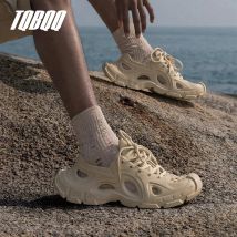 Outdoor-Freizeitsandalen für Herren und Damen, bequem, dicke Sohle, Paar, Strand, atmungsaktiv, mit Kapuze, Sommersandalen