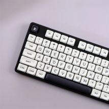 126 Tasten minimalist isch weiß Keycap Moa Profil pbt Farbstoff Sublimation Keycap für mechanische