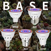 Bombilla LED de espectro completo para cultivo de plantas de interior, lámpara de crecimiento hidropónico para semillas de flores, 220V