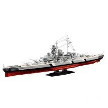 1:300 Bismarck Schlachtschiff Modell Bausteine Spielzeug WW2 Militär Armee Kriegsschiffe Serie MOC Boot Ziegel Spielzeug für Jungen Kinder Erwachsene
