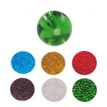 100/1000 stücke Angeln Runde Glas Perlen 8mm/6mm Messing Tackle Meer Angeln Perlen Karpfen angeln Zubehör für Köder Rigs