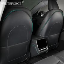 Für Tesla Model 3, Highland-Sitzlehnen-Schutzhülle, Matte, Modell Y, Wacholder-Sitzlehne, schützende Kinder-Anti-Kick-Matten, Nappaleder