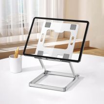 Universeller Aluminium-Tablet-Ständer, verstellbarer Halter, IPad Pro/Air/Samsung, faltbare Desktop-Halterung, rutschfeste Basis, tragbares Design