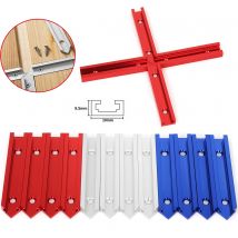 19mm T-Track Slot Gehrung Track Jig Kreuzung Kit für Zimmerei Gehrte Double Cut Profil Kit Holzbearbeitung DIY Werkzeuge