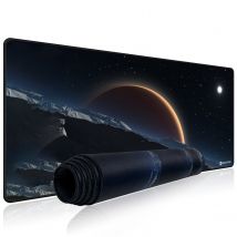 EXCO-alfombrilla de ratón grande para teclado de Gaming, alfombrilla de ratón grande extendida para Gamer, alfombrilla de escritorio de oficina con borde cosido, Base antideslizante