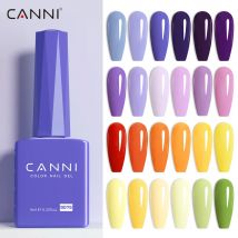 CANNI Venalisa Nail Gel Polish Gorgeous Color Great Coverage Texture TPO Free Semi Permanent Nail Varnish Soak Off UV LED Gel