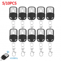 5/10pcs 433MHz inteligentny kopia powielacz zdalnego sterowania 4 przycisk elektryczne drzwi