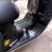 Gummi pedal Fuß pad Für vespa GTS 300 GTS 300 GTV 300 GTV 300 Pedal Pad gummi matte Anti-rutsch matten Motorrad zubehör