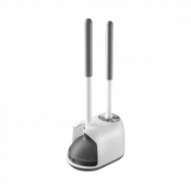 Toilet Brush and Plunger Set,  2 in 1 Toilet Plungers for Bathroom Heavy Duty Toilet Bowl Brush and Holder Hidden Toilet Plunger