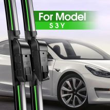 2pcs Parabrezza Anteriore Spazzole Tergicristallo Per Tesla Modello S 3 Y 2012-2023 2013 2016 2017 2020 2021 2022 Parabrezza Finestra Accessori
