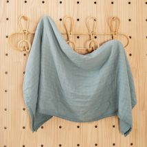 HappyFlute Solid Color120*110CM Digitaldruck Bambus Baumwolle 2Layer Super Weiche Musselin Swaddle Schlaf Wrap Neugeborenen Baby Decke