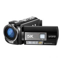 Ordro 5K-Video-Camcorder, Vlog-Kamera, 18-facher Digitalzoom, Infrarot-Nachtsicht-Camaras für YouTuber-Aufnahmen 2024, Neu eingetroffen