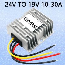 Convertitore DC DC Step Down da 24 V a 19 V 30A 20A 10A riduttore da 24 Volt regolatore di tensione da 19 Volt alimentatore per Laptop da 570W per auto