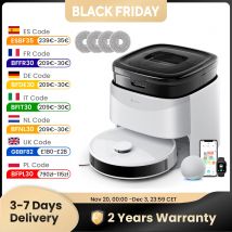 Aspirapolvere robot LEFANT M3L, stazione base all-in-one, aspirazione 12000 Pa, batteria da 220 minuti, navigazione DToF, doppio panno rotante