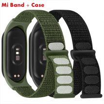 Anello in nylon Mi band 4 5 6 cinturino di ricambio morbido cinturino da polso regolabile Pulsera correa per Xiaomi Mi band 3 4 5 6 7 braccialetto