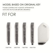 Leder Für Kia Karneval EV9 Picanto GT Linie 2024 Für Hyundai 5 6 7 8 Tasten Smart Remote Key Auto schlüssel Fall Abdeckung Auto Zubehör