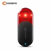 COOSPO TR70 luz trasera de Radar luz trasera de bicicleta inteligente advertencia de freno IP67 luz trasera de ciclismo impermeable 7 modos de luz lámpara trasera