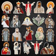 Jesus Kreuz Patches auf Kleidung DIY Eisen auf Patches für Kleidung thermoadhäsive Applikationen für Kleidung bestickte Patch Abzeichen