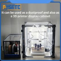 Per Bambu A1 A1 MINI AMS Lite Prusa MK3S+/MK4S+ Stampante 3d Copertura antipolvere acrilica con purificatore d'aria e LED Per Bambu Prusa