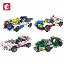 Sembo coole Rennwagen Montage Bausteine Kits Moc kreative Sportwagen Modell Ziegel Kinderspiel zeug für Jungen Geburtstags geschenke