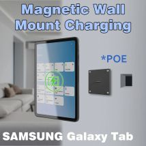 Zilvex POE Magnetic Wall Mount Charger for Samsung Galaxy Tab A9 A9+ S9 S9+ A8 10.1 10.4 – 15W Ethernet Powered Base + Case Kit