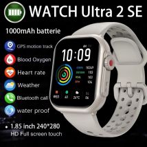 Per IOS Orologio Ultra 2 SE Uomo Donna Braccialetto Intelligente 1000mAh Batteria GPS AMOLED Display Chiamata Bluetooth Sport Orologio Intelligente Impermeabile