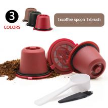 3 pz/set Riutilizzabile Dolce Gusto Capsule di Caffè Nescafè Dolce Gusto Capsule Riutilizzabili Gusto Capsule Dolce Gusto Ricarica 200 Volte