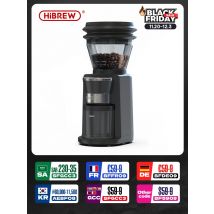 HiBREW Automatyczny młynek do kawy Elektryczny młynek do kawy z 31 biegami do kawy Espresso Amerykańska nalewanie kawy Wizualne przechowywanie ziaren G3
