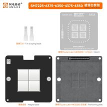 AMAOE BGA Reballing Stencil for Qualcomm Snapdragon SM7225 SM6375 SM6350 SM4375 SM4350 Direct heating Tin planting platform