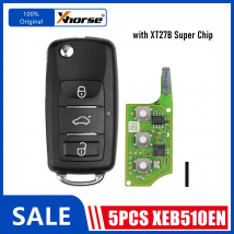 5pcs xhorse xeb510en b5 Typ Smart Key Universal Super Fernbedienung eingebaute xt27b vvdi Super Chip englische Version