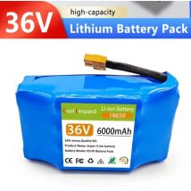 New Upgrade 36V 6000mAh 10s2p Lithium Rechargeable Battery 6.0Ah for Electric Self-balancing Scooter HoverBoard Unicycle