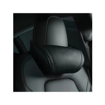 Memory Foam Travel Neck Pillow for Tesla Model 3 Y X S PU Leather Car Seat Headrest Adjustable Comfort Neck Support Accessory