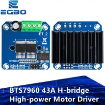 Modulo driver motore ad alta potenza H-Bridge da 1 ~ 2 pezzi, diagnostico corrente per auto intelligente fai-da-te per Arduino, doppio BTS7960, 43A, EGBO
