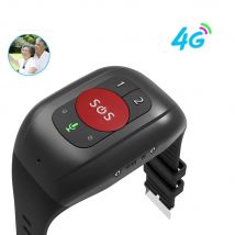 2025 Elderly GPS Watch Tracking Device Waterproof Bracelet Locator Support Call SOS Temperature Checking Timed Reminder Tracker