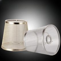 Transparenter Lampenschirm für Kronleuchter, Wandleuchte, Stofflampenabdeckungen, Wohnzimmer, Schlafzimmer, Zubehör