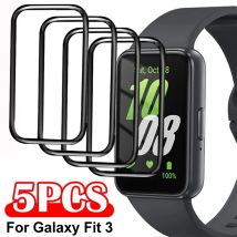 3D Screen Protector for Samsung Galaxy Fit3 Anti-scratch Film for Galaxy Fit 3 Full Coverage Ultra-HD Protective Film(Not Glass）