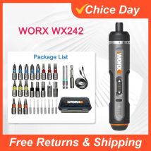 Youpin Worx 4V Mini zestaw wkrętaków elektrycznych WX242 Inteligentny akumulatorowy wkrętak elektryczny USB Akumulator 30 bitów Zestaw wiertarki