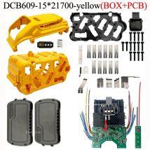 Caja de almacenamiento de batería de litio DCB609 15*21700 PCBA para DeWalt 20V 60V protección de carga de batería carcasa de placa de circuito