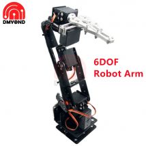 Aluminium Roboter 6 dof Arm Klauen halterung mechanische Roboter Arm klemme Klaue Elektronik Servo halterung Kit für Arduino DIY Roboter teil