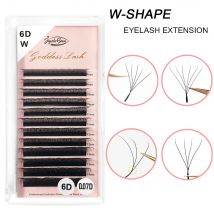 Goddess W3D 4D 5D 6D Eyelash Extension W Style Faux Mink Natural Soft Bloom Lash Automatic Flowering Premade Fans Volume Eyelash
