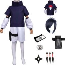 Uchiha Sasuke Halloween Anime Cosplay Kostüm Für Kinder Kinder Top Hosen Outfits Halloween Karneval Anzug