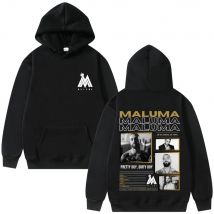 Cantante Maluma Album Cosas Pendientes Pretty Boy Dirty Boy Felpa con cappuccio grafica Uomo Moda Felpe con cappuccio oversize Maschile Hip Hop Rap Pullover