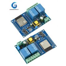 AC 220V ESP32 WIFI Bluetooth Dual Relay Module ESP32 Secondary Development Board