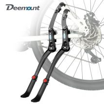 Dual Clamps Kickstand 24-29 Zoll Schnelle Höhenverstellung Fahrrad-Parkständer MTB Road Chain Seat Stay Tubes Firm Installation Strong Support