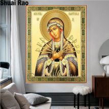 Heilige Dame Saint Matrone Diamant Mosaik 5D Diy Diamant Malerei voll quadratisch/rund Diamant Stickerei orthodox Ikonen Kunst,