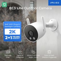 IMILAB EC3 Lite Telecamera di Protezione di Sicurezza Domestica 2K HD Outdoor WIfi IP Smart Sirena Visione Notturna a Colori CCTV Rilevamento Umano Webcam