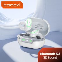 Toocki TWS auricolari Bluetooth 5.3 True Wireless Touch Control auricolari HiFi Stereo Sport cuffie Long Standby 320mAH Headset